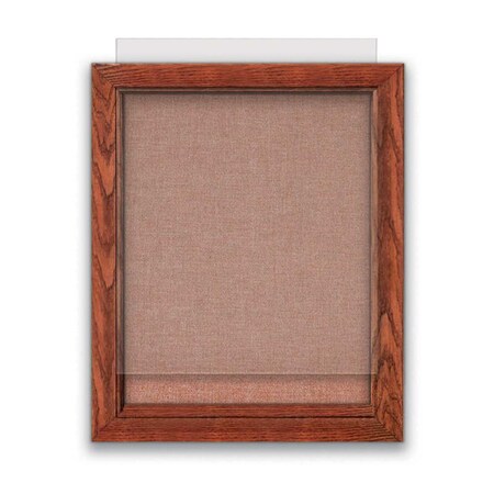 United Visual Products Indoor Enclosed Combo Board, 72"x36", Gold Frame/Black & Cork UVCB7236G-BLACK-CORK
